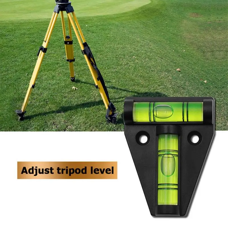 

RV Camping Vehicle Triangle Level Portable Mini Plastic Practical Working Fixing T Type Level Measure Tool Shaped Spirit Level