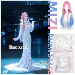 Alien Stage Till Cosplay mizi Costume Tshirt Red pants Costume Fancy Party Clothing Tailing Suit Halloween Carnival Uniforms