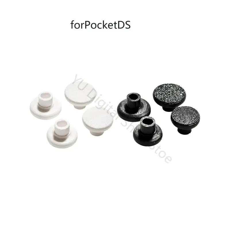 96BA Handheld-Gaming-Stick-Ersatzkappe, 4-teiliges Teileset aus Kunststoff – Detail 6