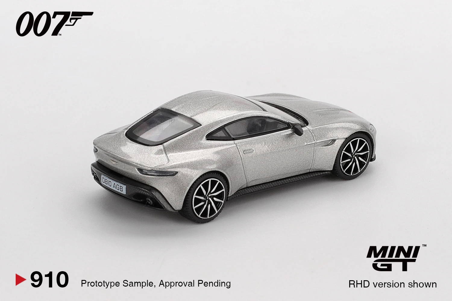 MINIGT 1/64 Aston Martin DB10 Spectre MGT00910-007 Cars Alloy Diecast Metal Model Kids Toys Boys view 3