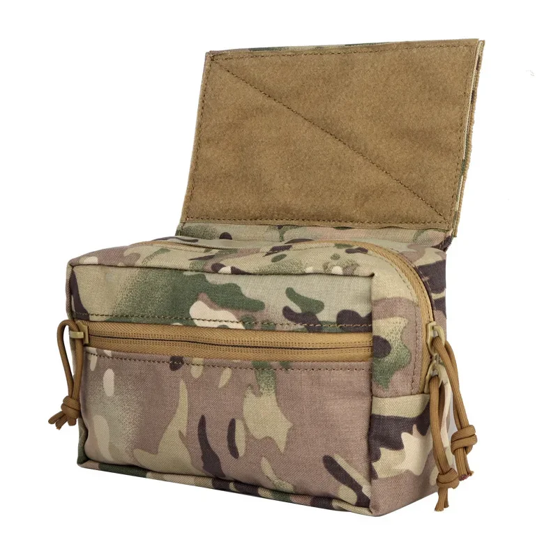 

Tactical Vest Expansion Lower Belly Accessory Bag, Multifunctional Storage Bag Outdoor Leisure Convenient Utility Bag