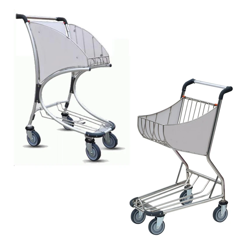 

Stainless Steel Airport Transport Cart Trolley