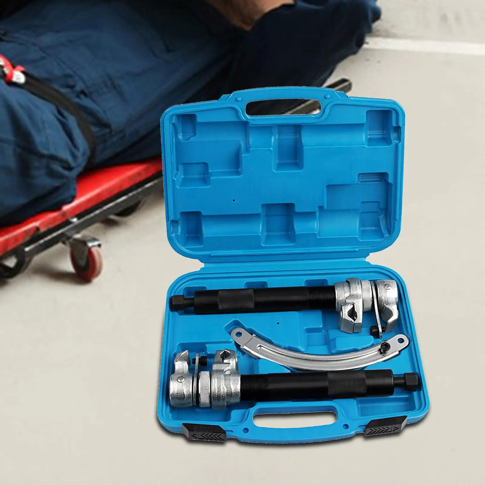 Generic Coil Spring Compressor Tool Set Metal Jaw Opening with Carrying Case