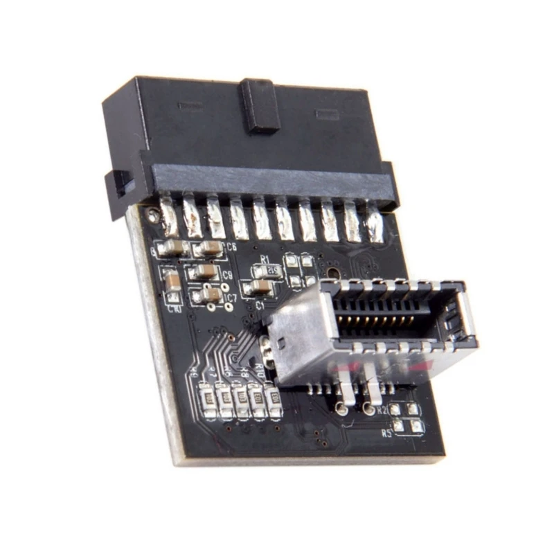 محول اللوحة الأمامية من النوع C USB3.1 20Pin إلى محول USB3.0 للكمبيوتر الجمركي يبني K1KF