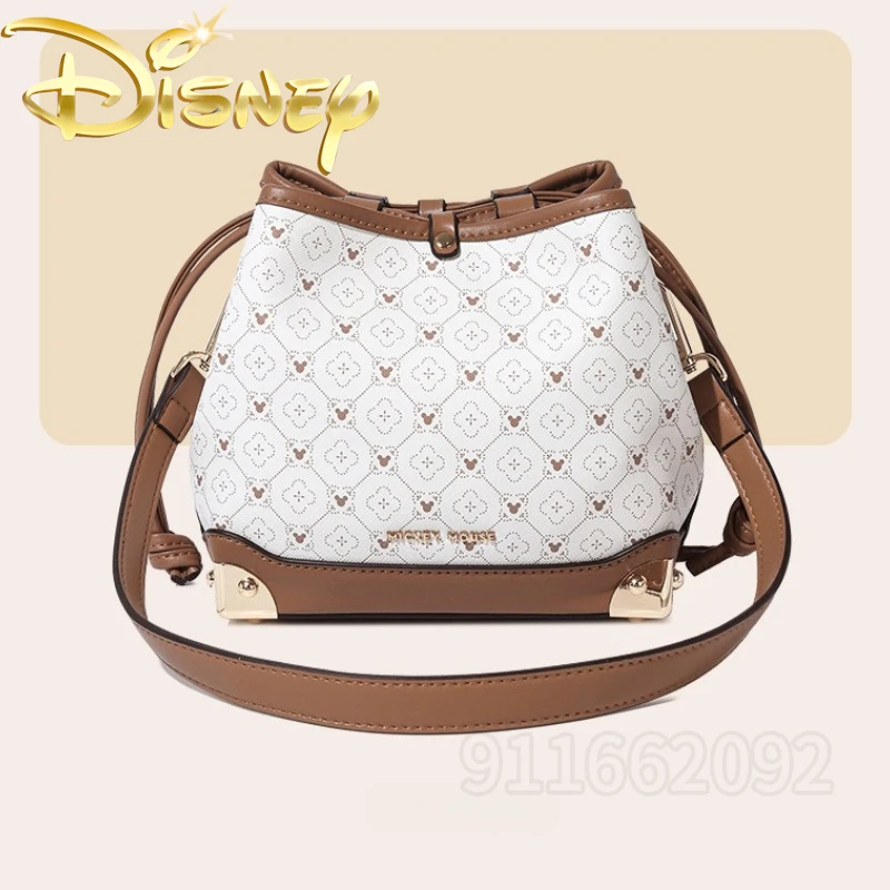 Disney Mickey New Women's Shoulder Bag Luxury Brand Original Women's Shoulder Crossbody Bag Fashion Print Cartoon Women's Bag