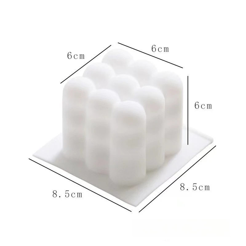 6-holte grote bubbel siliconen kaars schimmel mousse cake chocolade schimmel aromatherapie zeep kaars home decor kaars maken benodigdheden