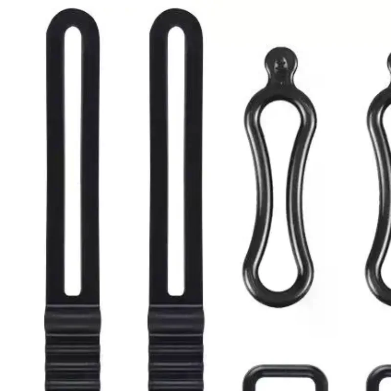 10Pcs/Set Bike Silicone Mount Bands Bicycle Light Straps For Headlight Taillight Fixing Universal Bike Accessories