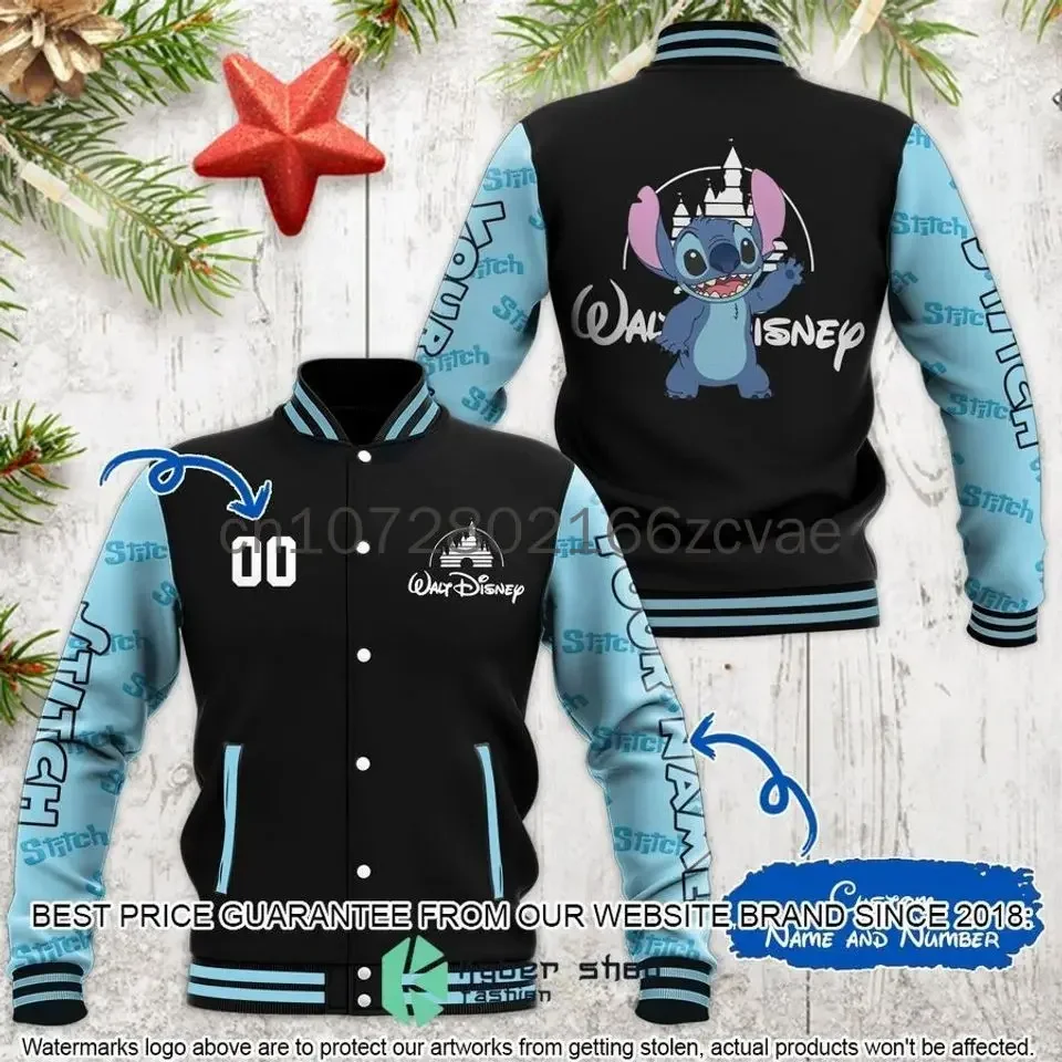 Disney The Lion King Life Lessons Blue Y2k Baseball Jacket Casual Oversize Street Men's and Women's Jacket