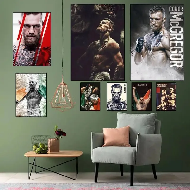 C-CONOR MCGREGOR POSTER Canvas Painting Pictures Home Decor