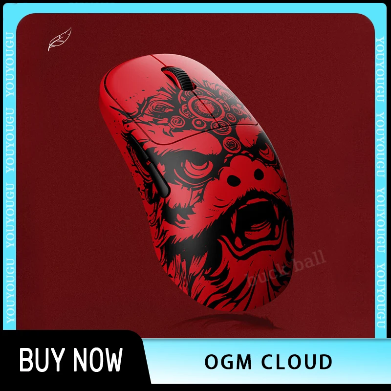 Waizowl Ogm Cloud Lion Dance Gamer Wireless Mouse 3mode Paw3950 8k Nordic52840 Lightweight Customize Mouse Pc Gaming Accessories