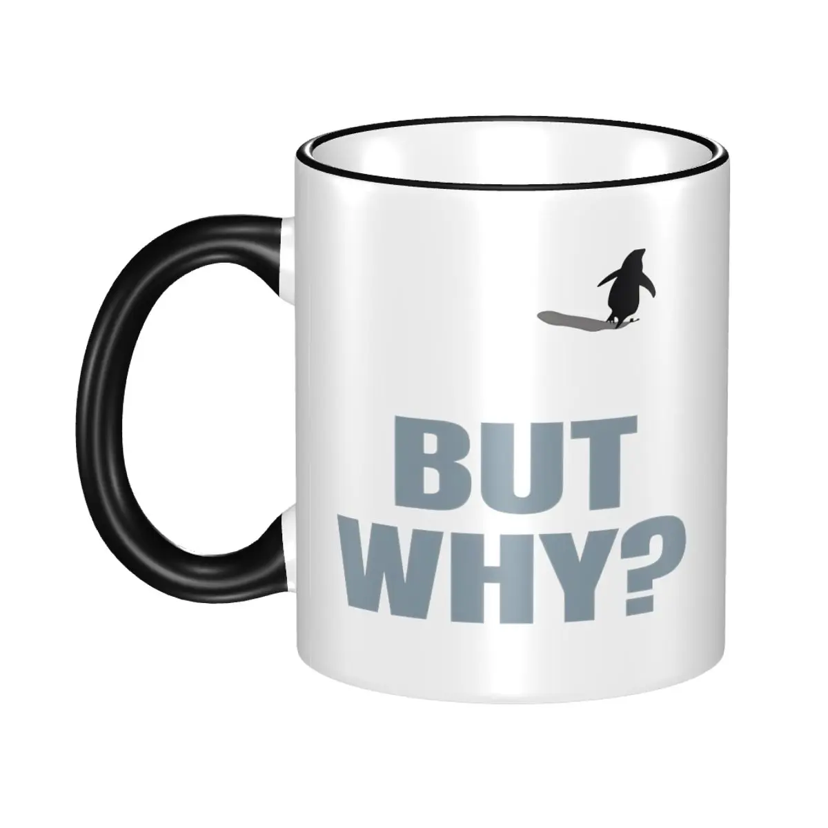 But Why Penguin Nihilist Penguin Merch Coffee Mugs Kawaii Cup Gifts