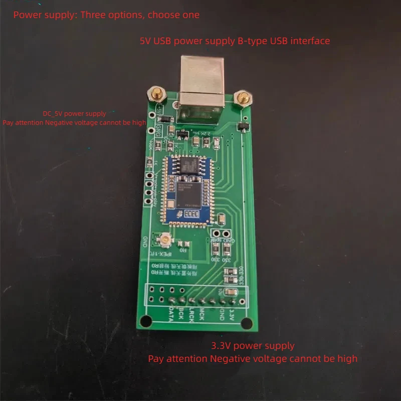 1 قطعة GHXAMP لجهاز استقبال لوحة فك التشفير Qualcomm QCC3084 Bluetooth 5.4 مع دعم aptX HD وLDAC وIHDC