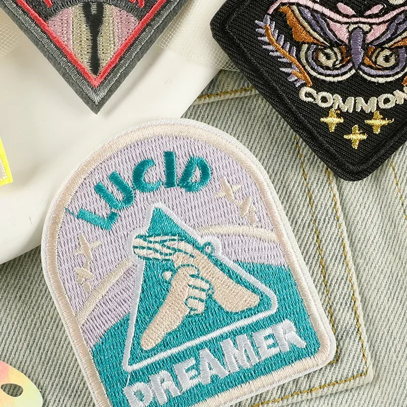 Cartoon Embroidery Patch NOT SO COMMON Iron on Patches Fusible Stickers for Clothes Ironing Chest Badges Bags Hats Accessories