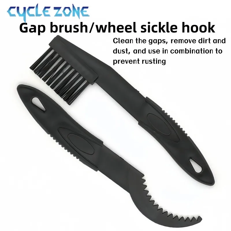 2PCS Bicycle Chain Cleaner Bike Chains Scrubber Bicycle Washing Cleaning Tools Bike Chain Washing Tools Cycling Cleaner Scrubber