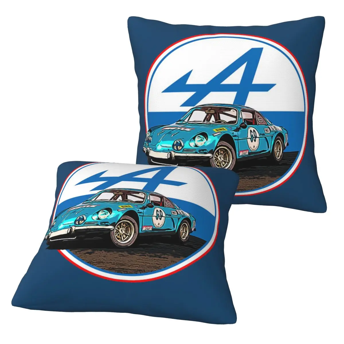 Legend Renault Alpine A110 Berlinette 2 pcs Square Pillowcase Pillow Cover Cushion Zip Decorative Comfort Throw Pillow for Home