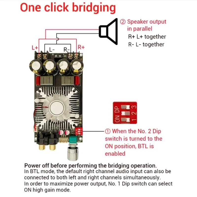 SOTAMIA 220W Mono เครื่องขยายเสียงสะพานเสียง TDA7498E ไฮไฟสเตอริโอเครื่องขยายเสียงดิจิตอล 160Wx2 Amplificador บ้านเพลง Mini Amp