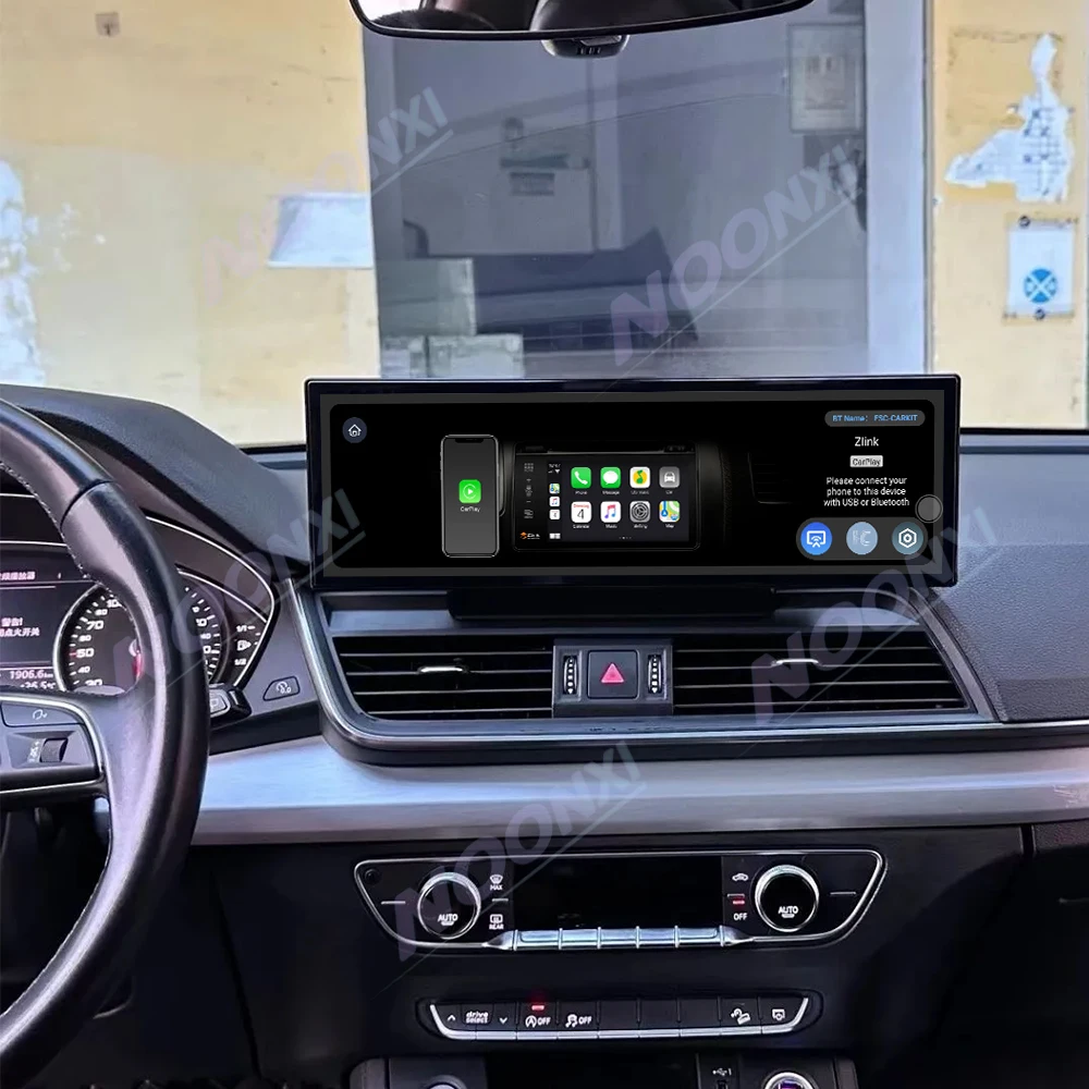 สําหรับ Audi Q5 Q5L 2018-2020 14.9 "CarPlay วิทยุเครื่องเล่นเพลงนําทางสเตอริโอรถ media Android Head Unit