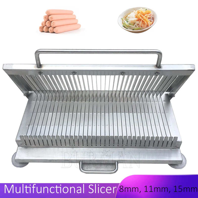 Manual Slicer Multi Function Slicing Hand Pressure Thickened Stainless Steel Vegetable Cooked Food Slicer Cutter Food Processor