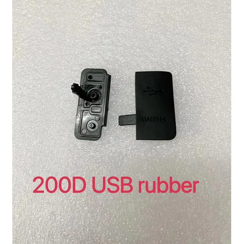 

Для Canon 200D 200D II 100D USB кожаный затвор кабель вилка боковая крышка детали камеры