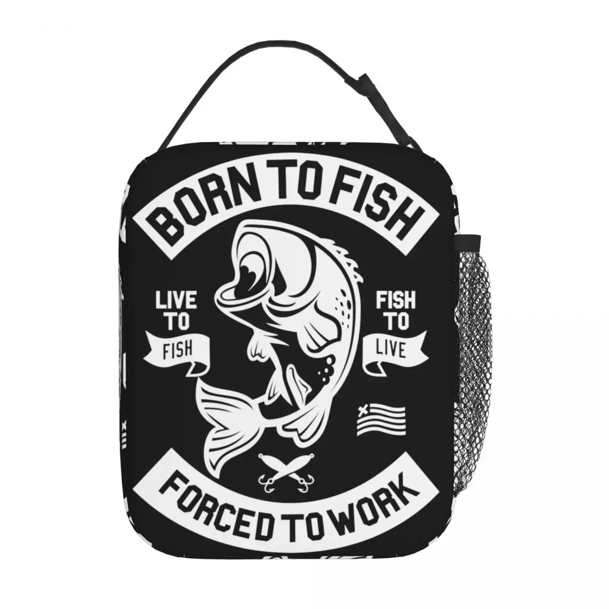 

Going Fishing Born To Fish Thermal Insulated Lunch Bags Office Portable Lunch Container Thermal Cooler Food Box