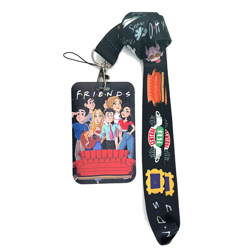 Credential Holder Friends Tv Show Lanyard keychain neck strap nurse Lanyards For Pass Card credit card holder keychain lanyard