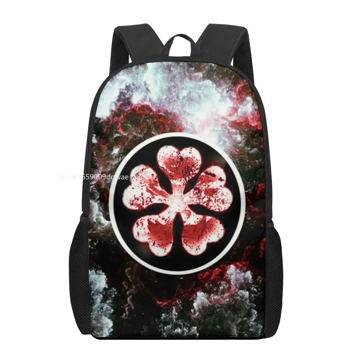 Mochila escolar con patrón 3D de Anime Black Clover para niños, bolsas de libros casuales para niños, mochilas escolares para niños y niñas