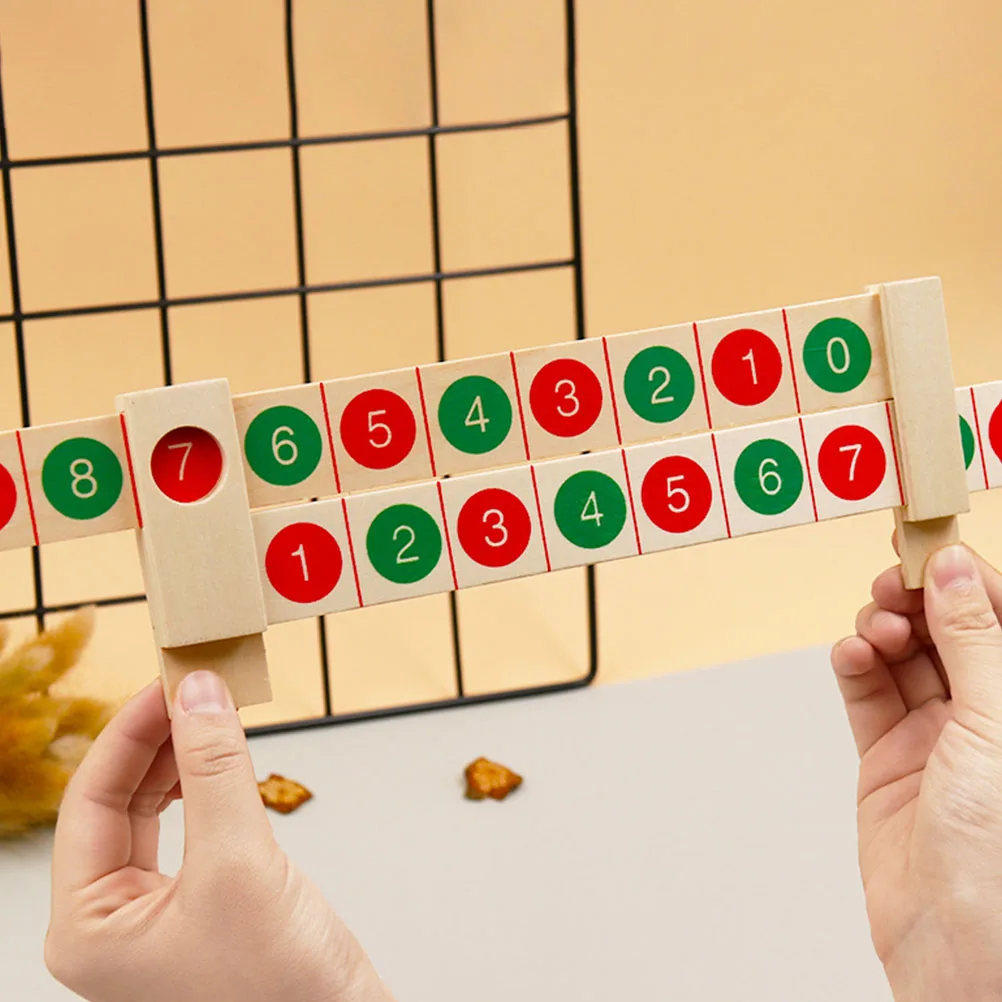 

Wooden Math Rulers Digital Arithmetic Learning Tool Reusable Teaching Aid For Kids School Classroom Montessori