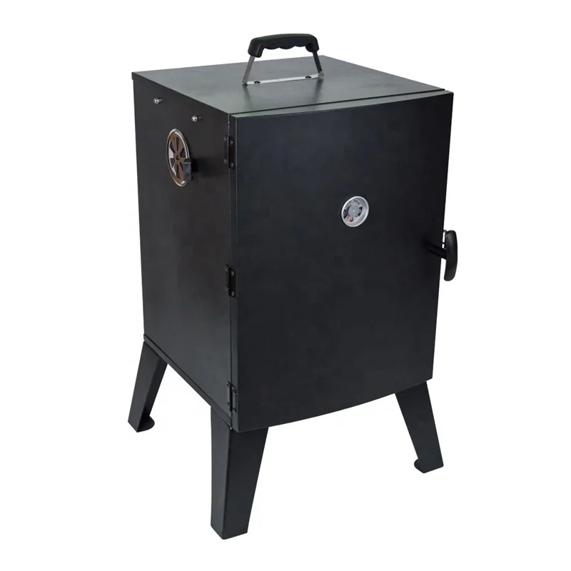 Smoker Grills Outdoor Square Vertical Offset Charcoal Smoker Barbecue Charcoal Grill