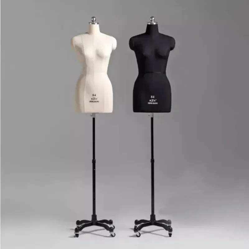 

Sewing Female Tailor Mannequin Body for Clothes Design and Bust Dress Form Stand Metal Base Model Mannequin Display Stand