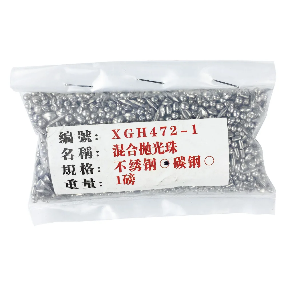 

Metal Jewelry Jade Polishing Media Mixed Irregular Stainless Steel Polishing Balls & Hybrid Drum Vibrational Polishing Beads
