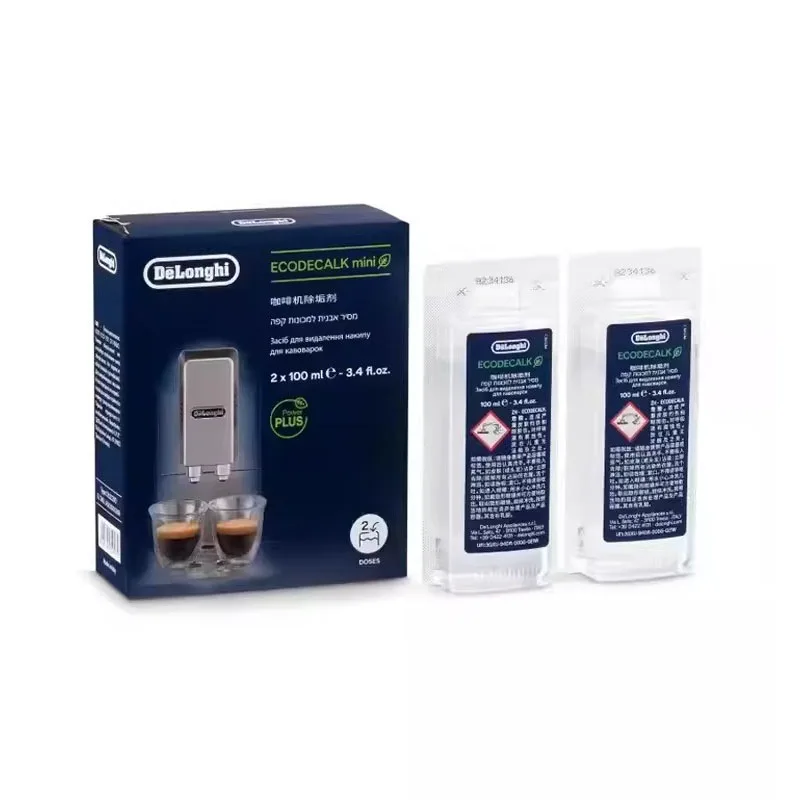 DELONGHI ECODECALK MINI 100ML*2 DESCALER FOR COFFEE MACHINES  2-pack