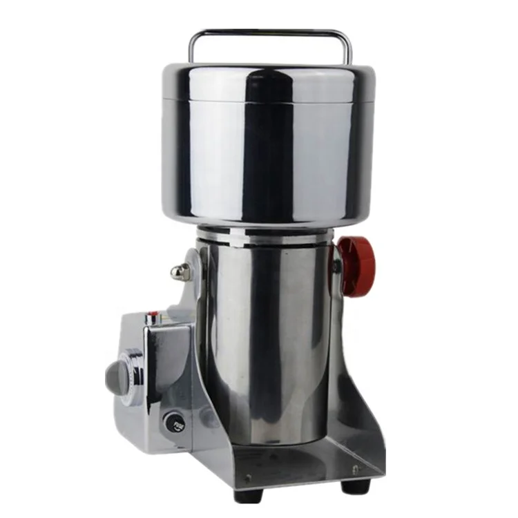 Small Automatic Salt Dry Pepper Peanut Powder Grinding Machine/ Mini Grain Pulverizer/ Grain Grinder