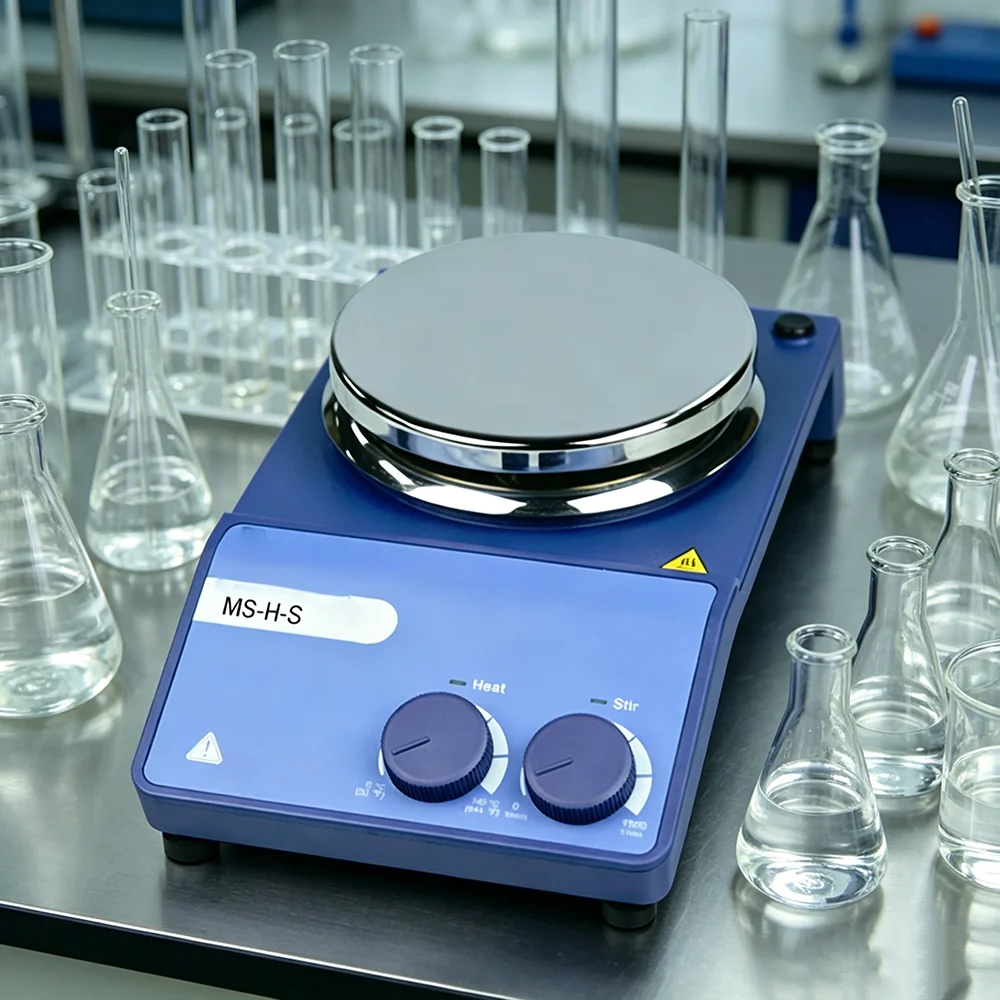 20L Thermostatic Magnetic Mixer Plate Stirrer Laboratory Mixer With Heater  Adjustable Speed Lab Liquid Mixing Equipment