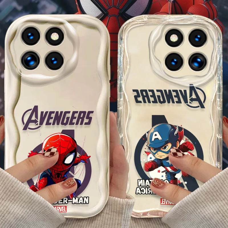 

Чехол Marvel Spider Man для Xiaomi Mi 15 14 Ultra 14T 13 Lite 12 Pro 12S 12X 11i 5G POCO X7 X6 X5 X4 GT X3 NFC F6 M6 Plus Cover