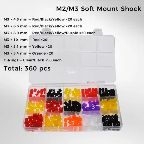 FPV Drone M2/M3 Soft Mount Shock Absorber  for F4/F7 Flight Controller | Damping Balls for 20×20 & 30.5×30.5 RC Quadcopter Parts