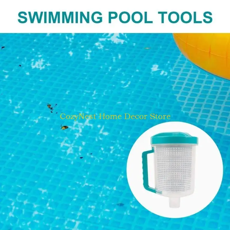 92MF Professional Pool See Through Canister Plastic Swimming Pool Cleaner Catcher Trap with Large Mesh Basket