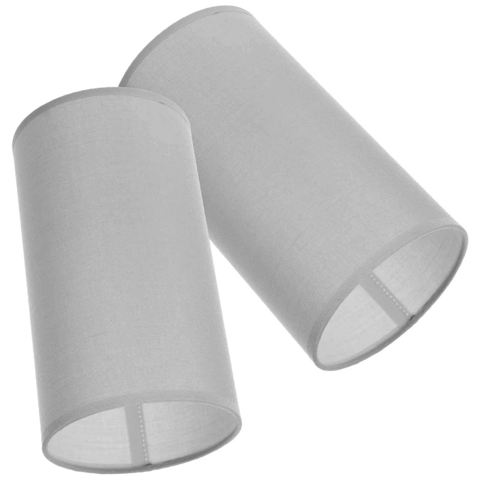 

2pcs Cloth Cylinder Lampshade Replacement For Table Lamp Floor Light Decorative Shade Simple Design Bedroom Living Room Office