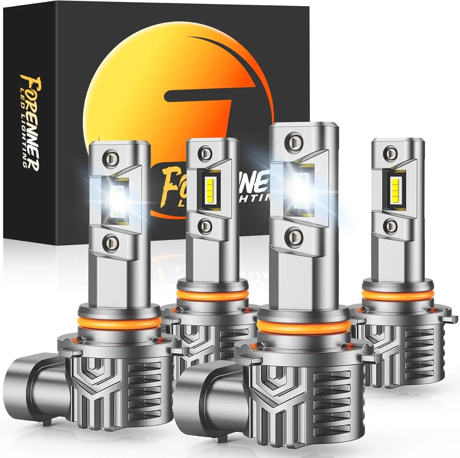 

Комплект светодиодных ламп 9005/HB3 9006/HB4, сверхъяркие, с длительным сроком службы, миниатюрные, водонепроницаемые, Plug and Play, набор из 4 штук