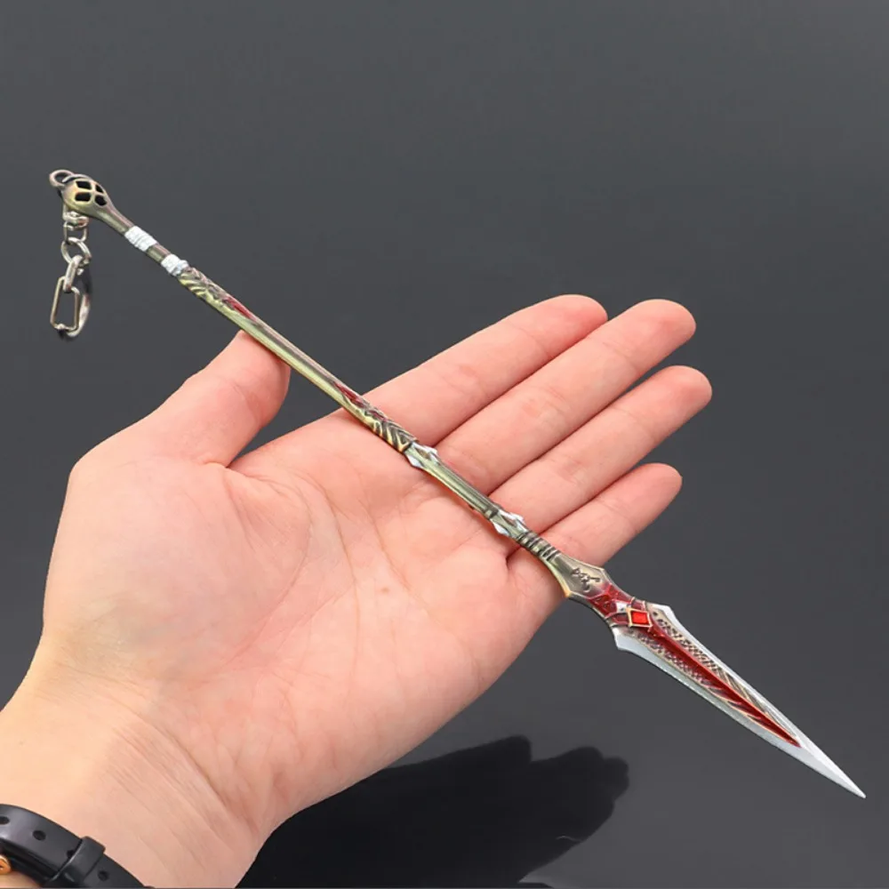 Arma de deus da guerra ragnarok draupnir lança arma de metal katana espada lança brinquedo armas chaveiro lâminas do caos brinquedos presente para menino