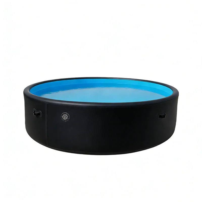 High Quality Brushed PVC Inflatable Spa Swimming Pool 1500L Capacity 10cm Thickness Factory Wholesale Adult Home Use Summer