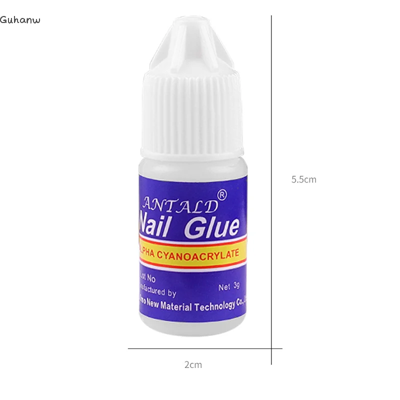 

[WHB]Nail Glue False Nail Tips Stick 3D Decoration Glue Clear Fast Dry Glue Manicure Nail Art Tools DIY Design