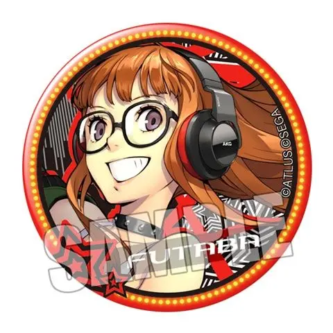 Neues Persona Ren Amamiya Anime Zweidimensionales Cartoon-Muster Abzeichen Pin Kreative Persönlichkeit Rucksack-Dekoration Cosplay-Requisite – Detail 8