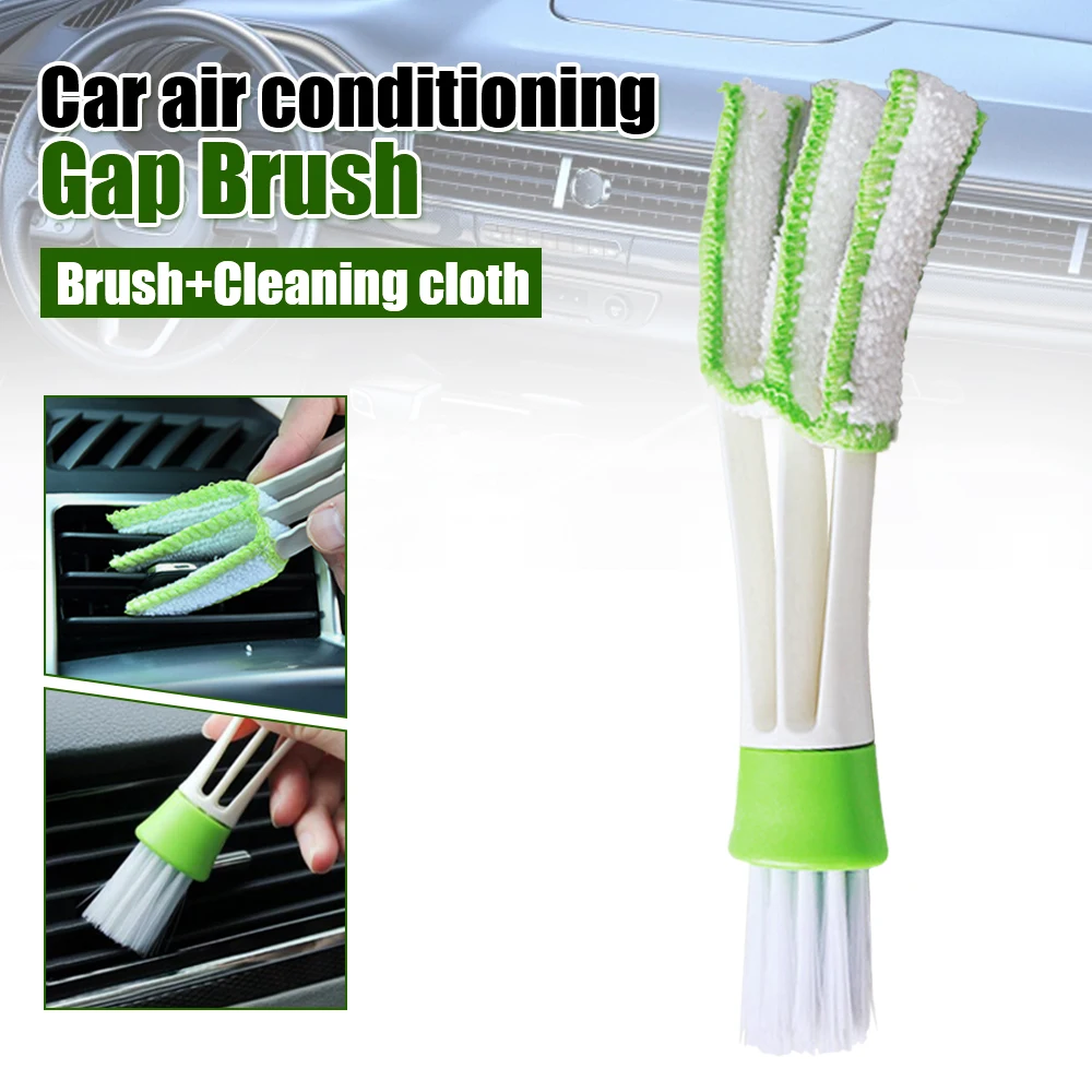 1/5pcs Car Cleaning Brush Car Air Conditioning Vent Details Dust Removal Louvers Dust Removal Brush Car Cleaning Accessories