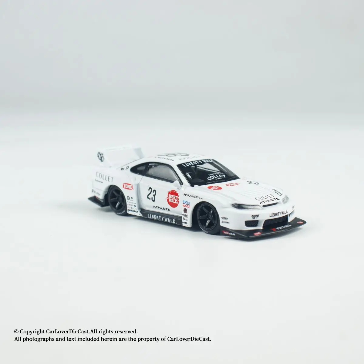 MINIGT 1:64 # 1054 Nissan S15 SILVIA Collezione Ornamento, Modello di Auto in Lega