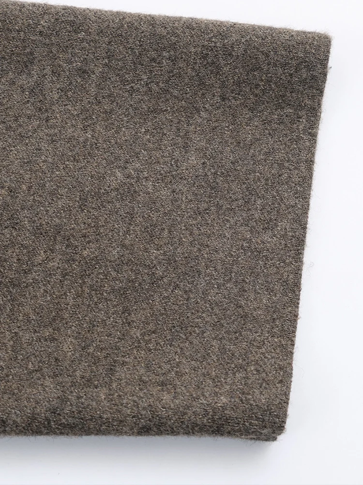 European-style new women's fashion, versatile, elegant, casual cape-style round neck long-sleeved sweater coat.