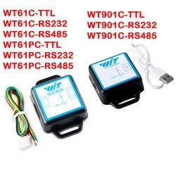 WT901C WT61PC WT61C to RS485/232/TTL 9/6 Axis IMU Sensor Tilt Angle Roll Pitch Yaw+Acceleration+Gyroscope+Magnetometer MPU9250
