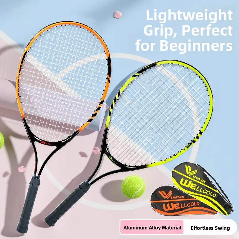 25-inch-aluminum-alloy-tennis-racket-professional-training-badminton-shuttlecock-for-men-women-students-and-teenagers
