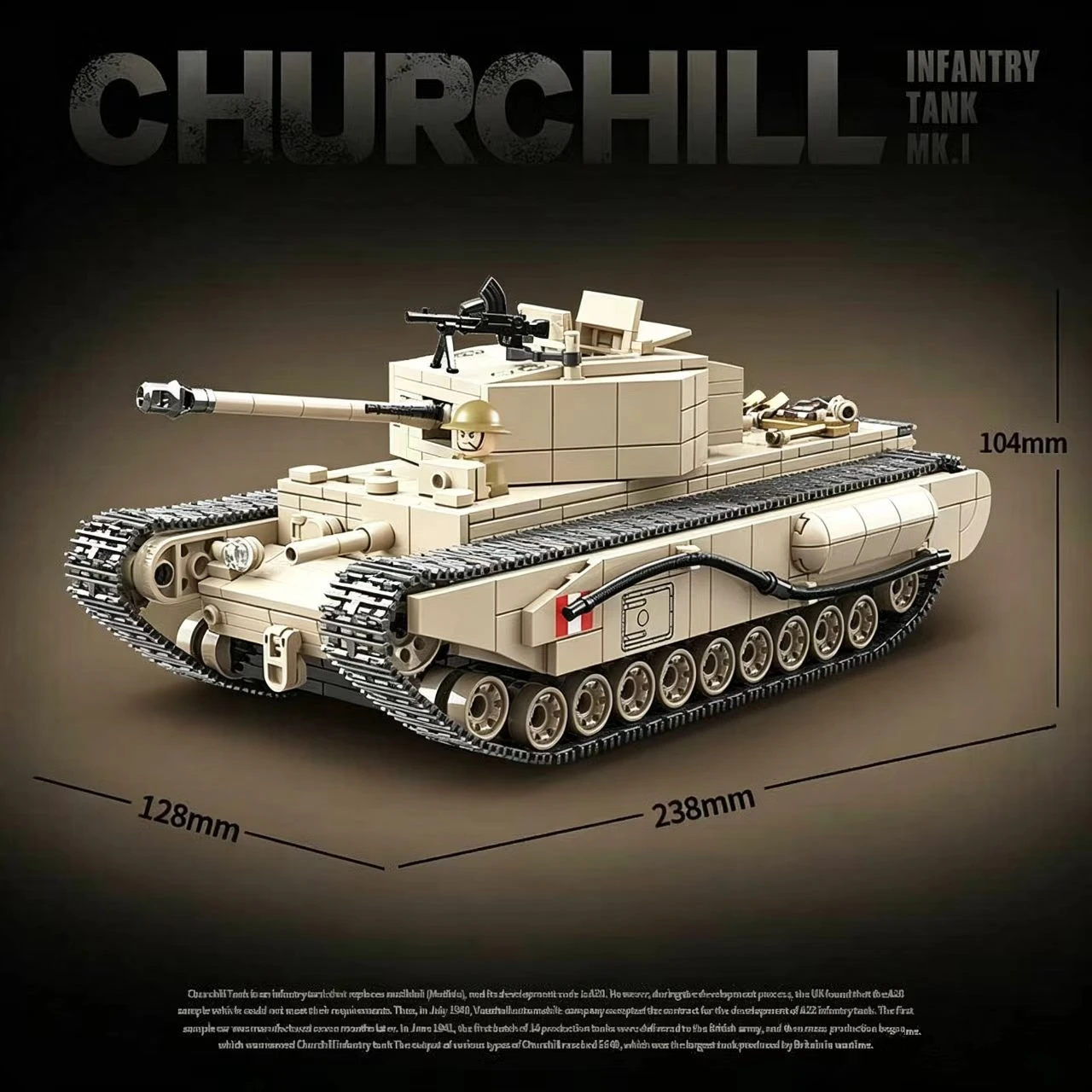 مجموعة مكعبات بناء دبابة عسكري - مراجعة Lego Compatible Military Tank وسعره