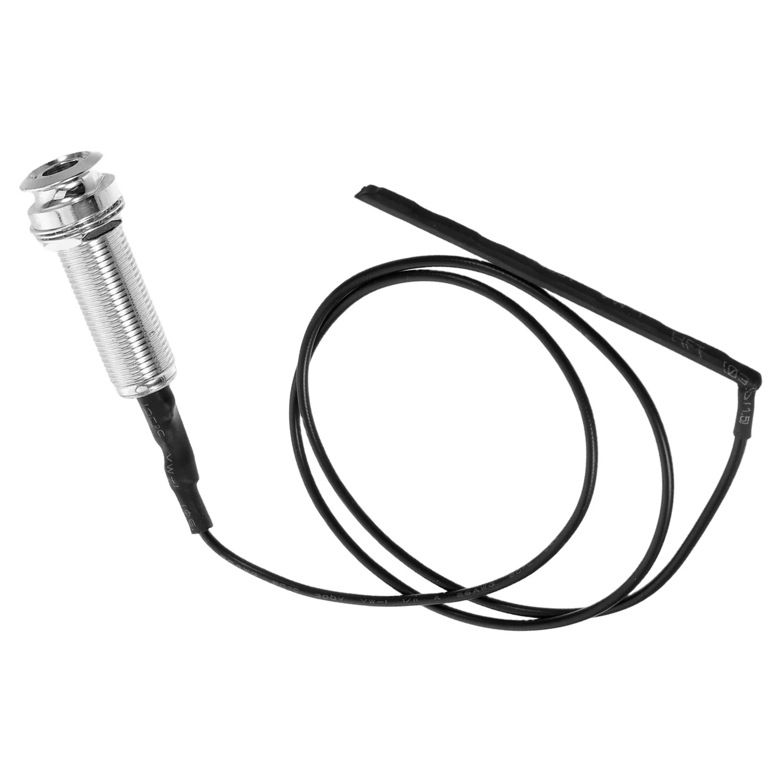 Passive Piezo Acoustic Guitar Soundhole Pickup Silver Clear Sound Capture for Ukulele Folk Acoustic Guitar Violin Mandolin