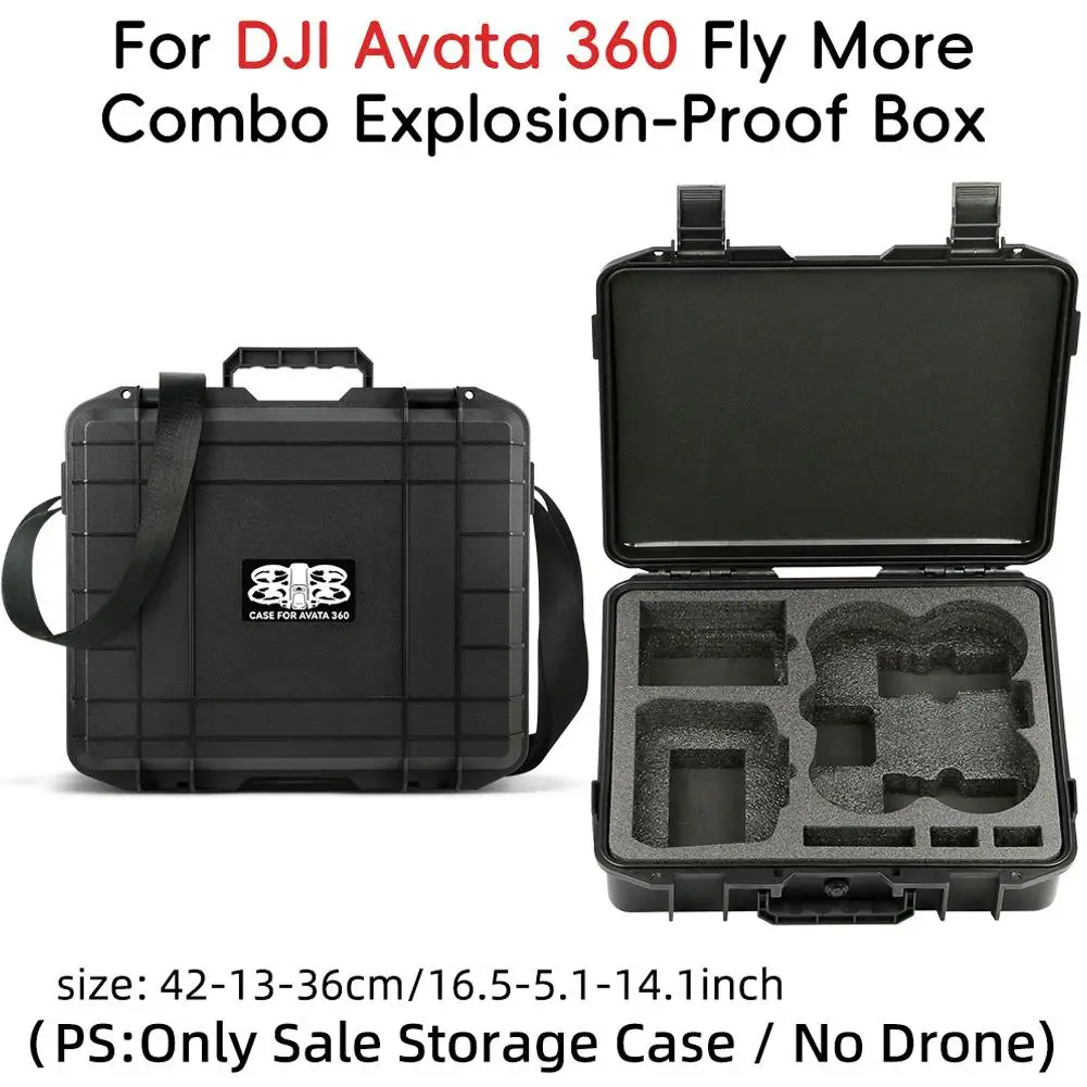 

Прочный защитный кейс для DJI Avata 360 Fly More Combo, взрывозащищенный портативный дорожный чемодан для переноски
